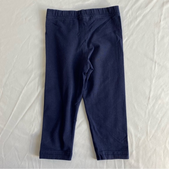 Carter’s Girls Navy Blue Cotton Stretch Leggings - Picture 3 of 5
